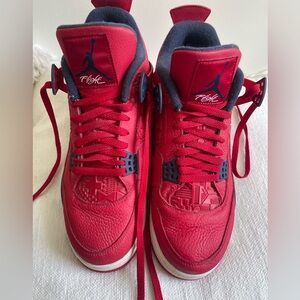 Red Jordan 4 Retro FIBA Men’s 12